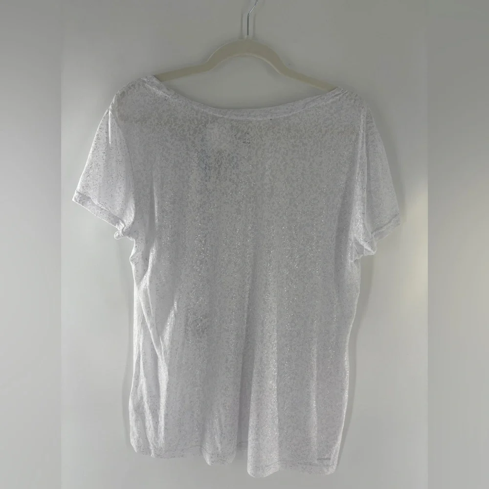 adidas White Miami Heat V-Neck Tee - Picture 6 of 8